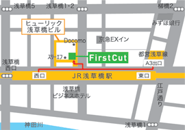 浅草橋店の地図